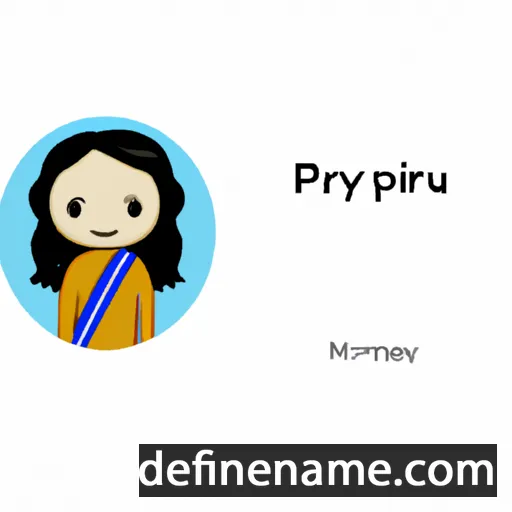 Pranpriya cartoon