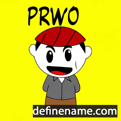 Prawiro cartoon