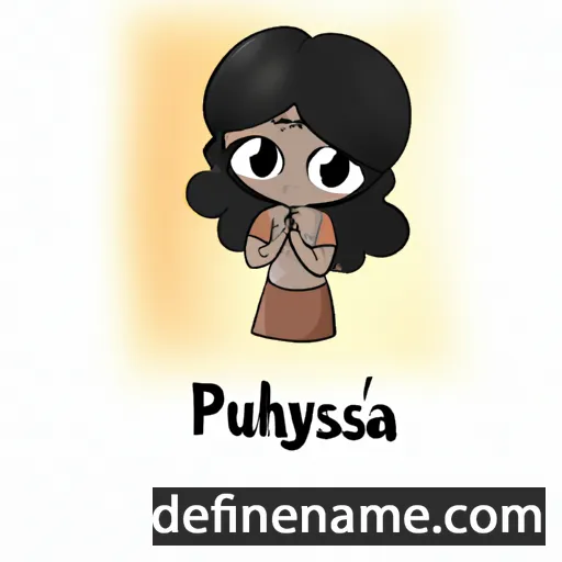 Prayusha cartoon