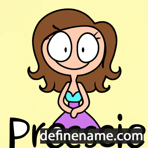 Précieuse cartoon