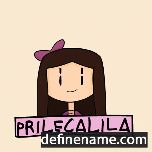 Pricilla cartoon