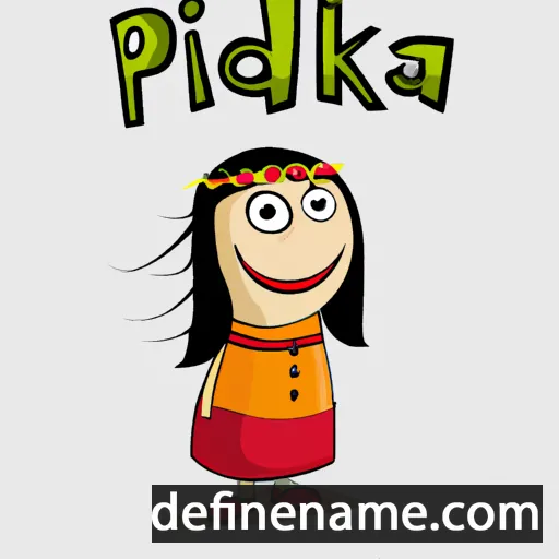 Priidika cartoon