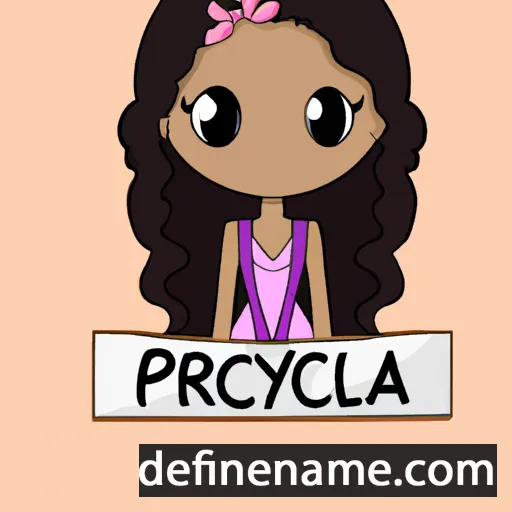 Priscyla cartoon