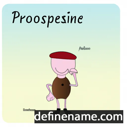 Prospérine cartoon