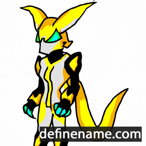 Protogen cartoon