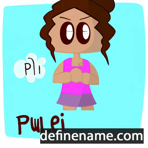 Pualei cartoon