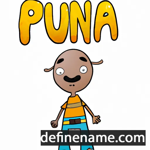 Puna cartoon