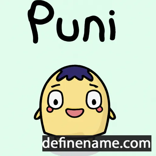 Puni cartoon