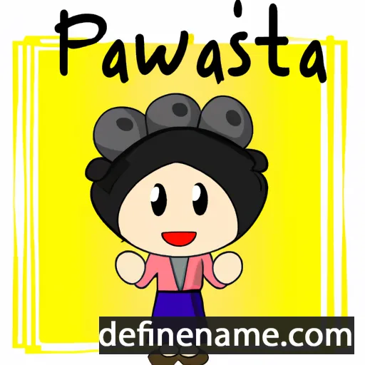 Puspawati cartoon