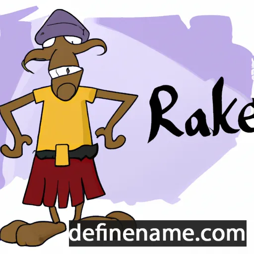 Ráhkel cartoon