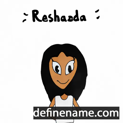 Raeshanda cartoon