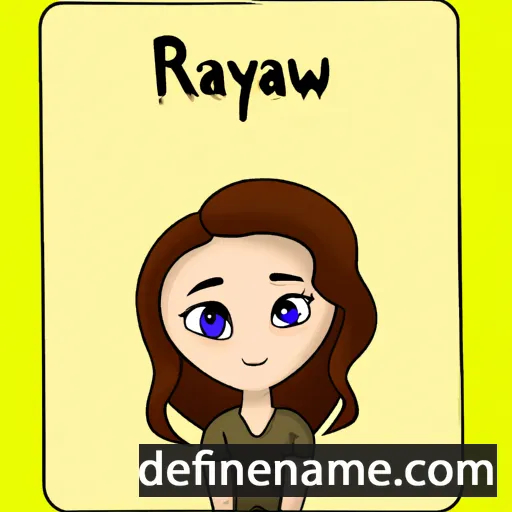 Raewyn cartoon