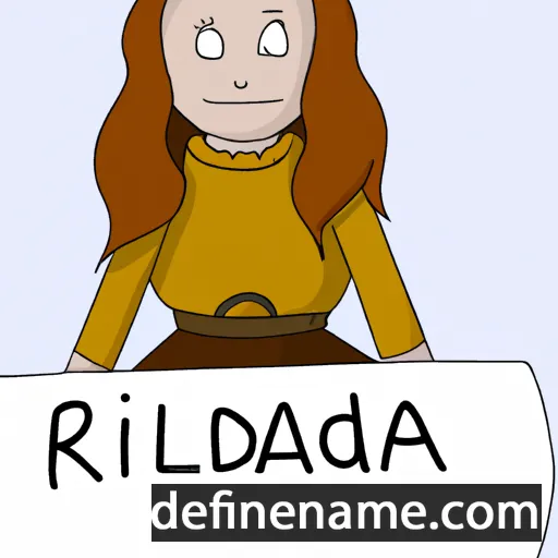 Ragnhilda cartoon