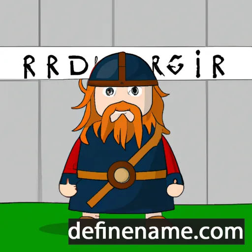 Ragnþrúðr cartoon