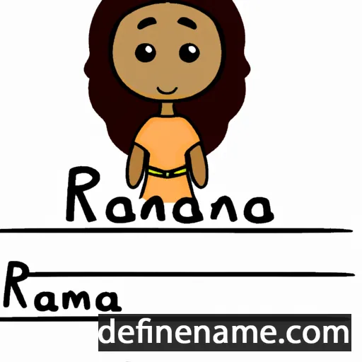 Raiana cartoon