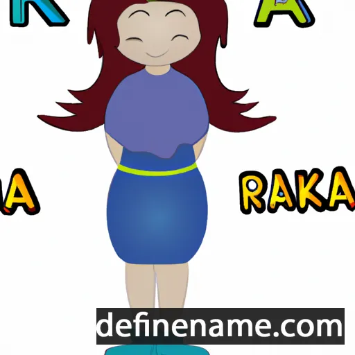 cartoon of the name Raika