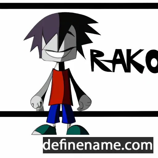 Raiko cartoon