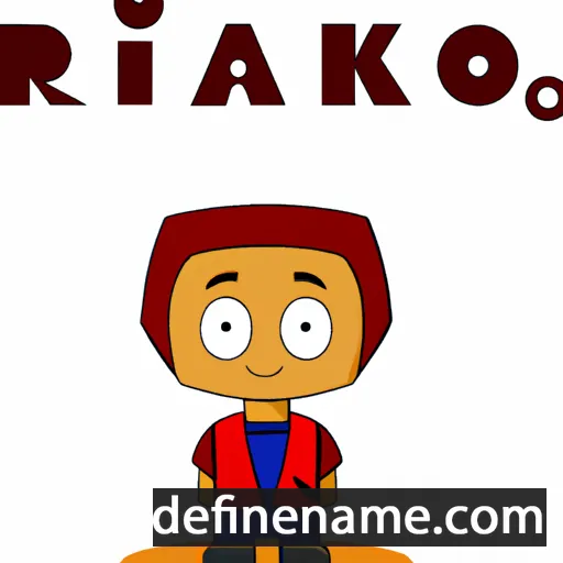 cartoon of the name Raiko