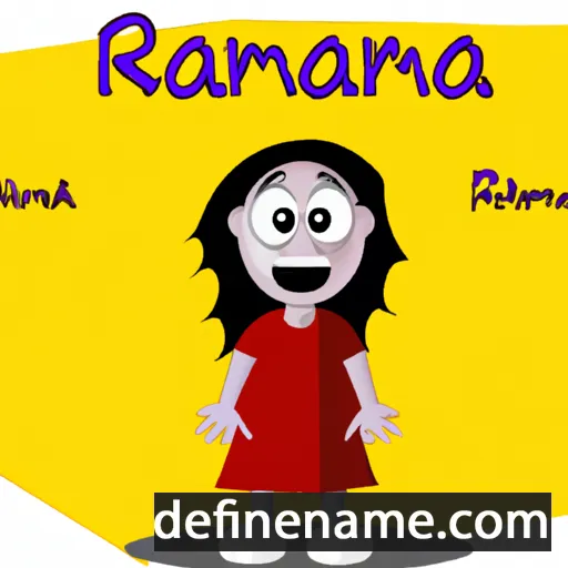 Raimana cartoon