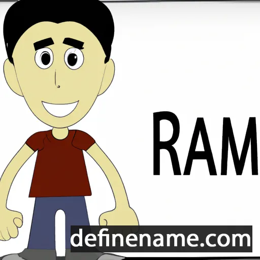 cartoon of the name Rami