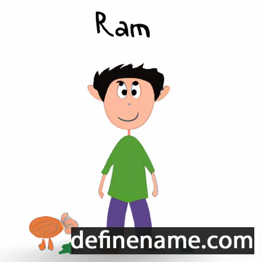 cartoon of the name Rami