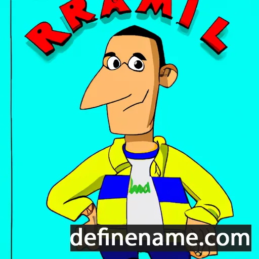 cartoon of the name Ramil