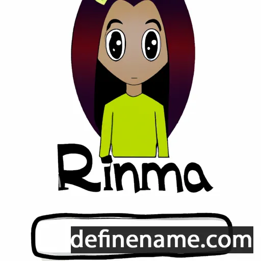 cartoon of the name Ramina