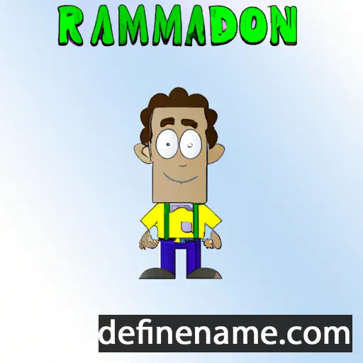 cartoon of the name Ramond