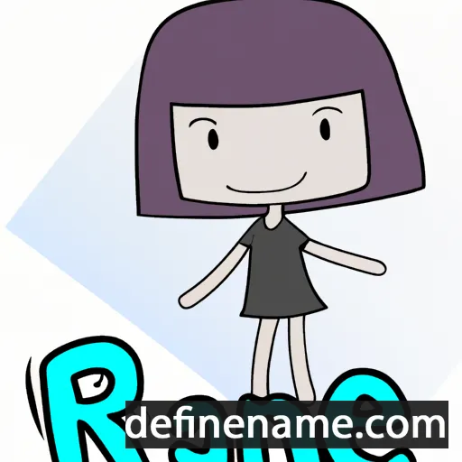 cartoon of the name Ranee