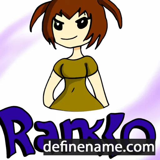 cartoon of the name Ranko