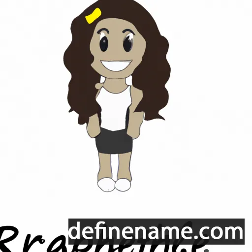 Raphaelle cartoon