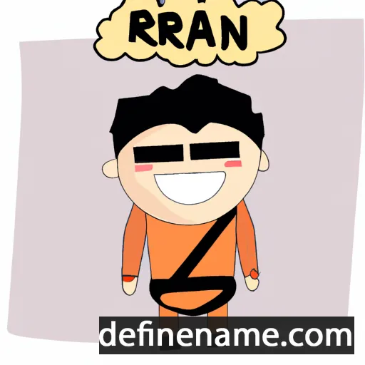 cartoon of the name Raran