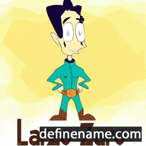 Lázaro cartoon