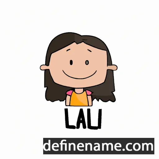 Lali cartoon