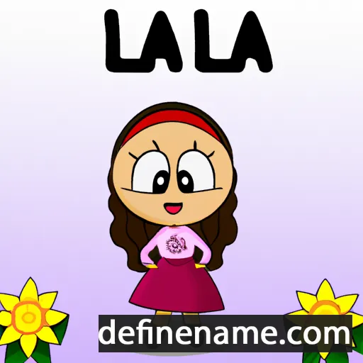 Lalia cartoon