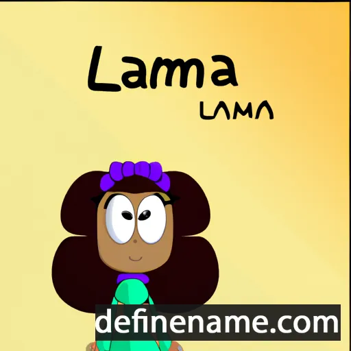 cartoon of the name Lamia