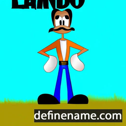 Lando cartoon