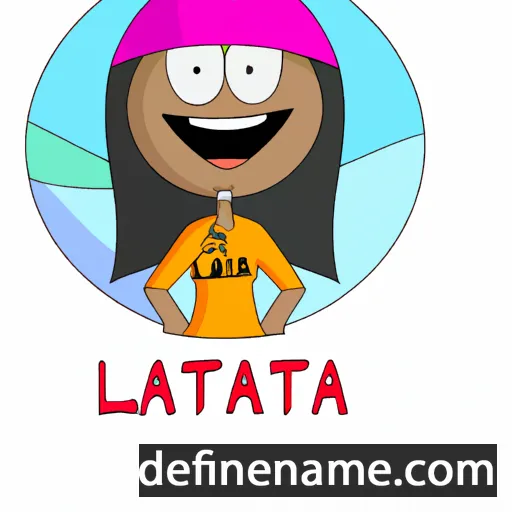 Latifah cartoon