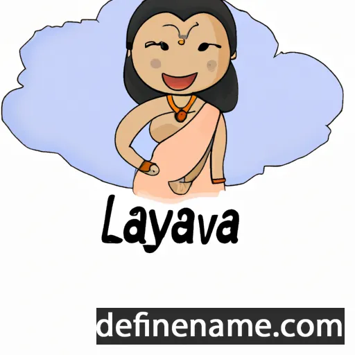 Lavanya cartoon