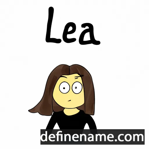 Léa cartoon