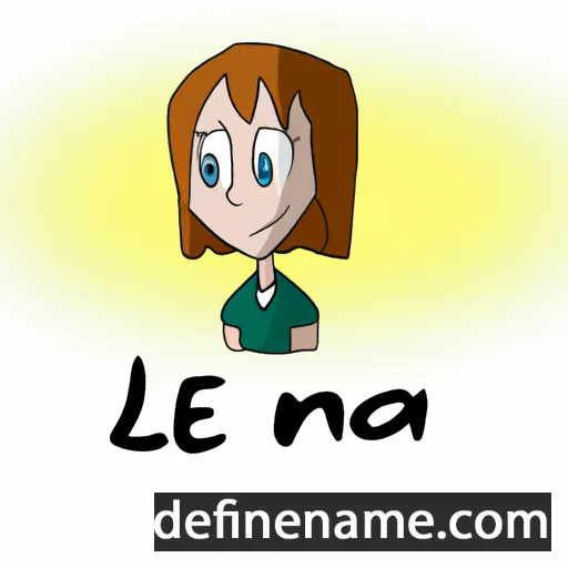 Léna cartoon