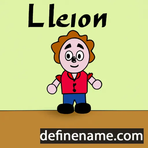 Léonel cartoon