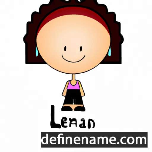 Leanna cartoon