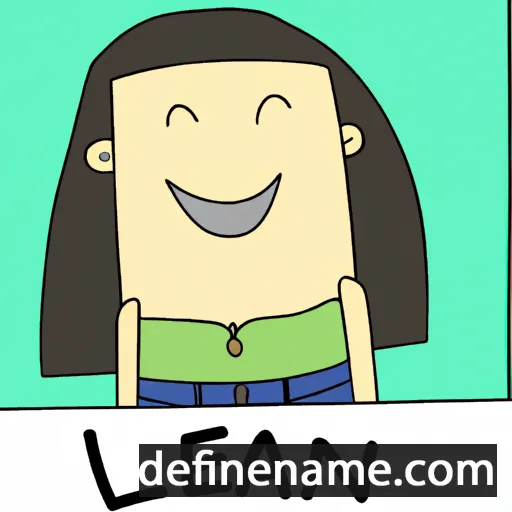 Leeann cartoon