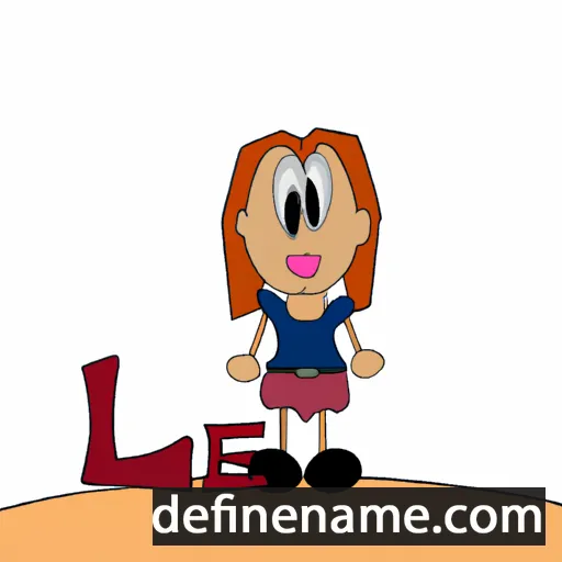 cartoon of the name Lei