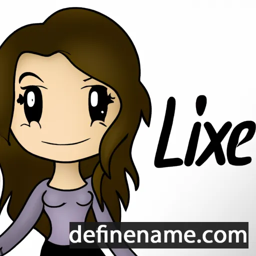 Lexie cartoon