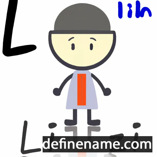 cartoon of the name Li