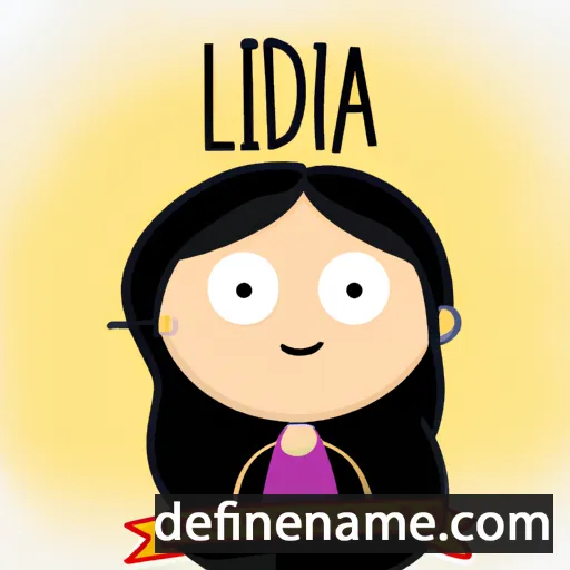 Lídia cartoon