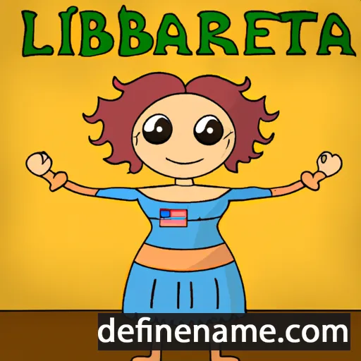 Liberata cartoon