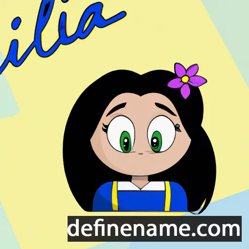 Liliána cartoon